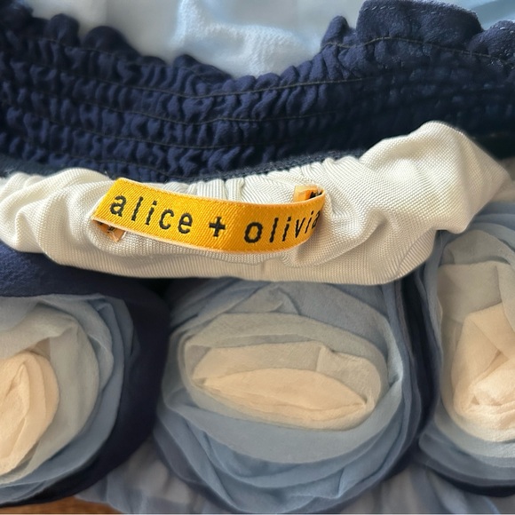 Alice + Olivia Navy and Light Blue Garment - Picture 3 of 3